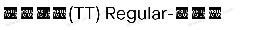 华文细黑(TT) Regular字体转换